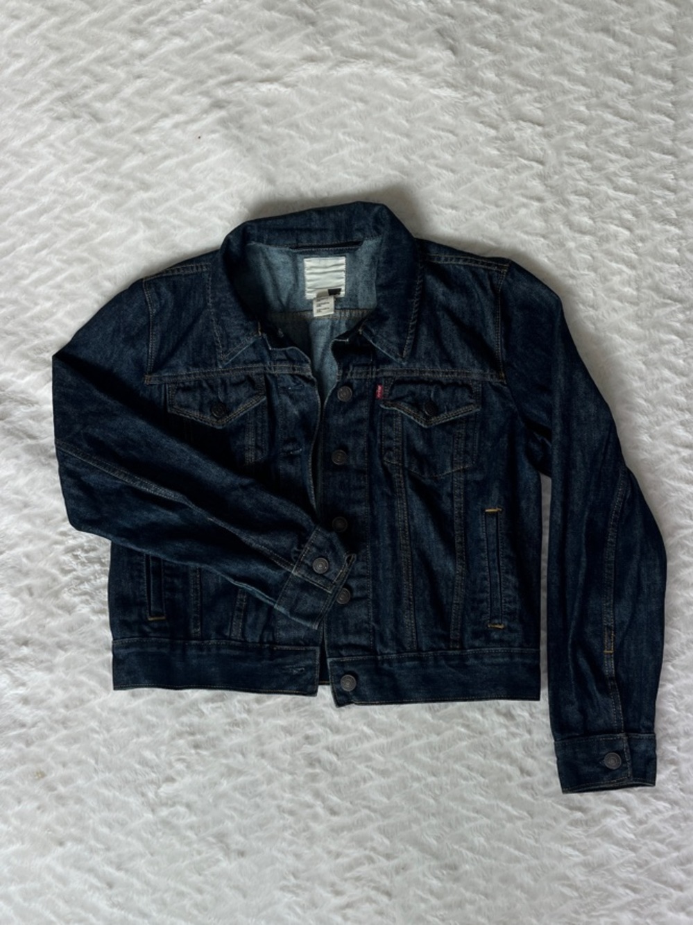 Levi's Dark Blue Denim Jacket for Kids